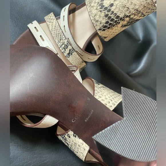 Cole Haan Python leather sandals - Picture 5 of 6